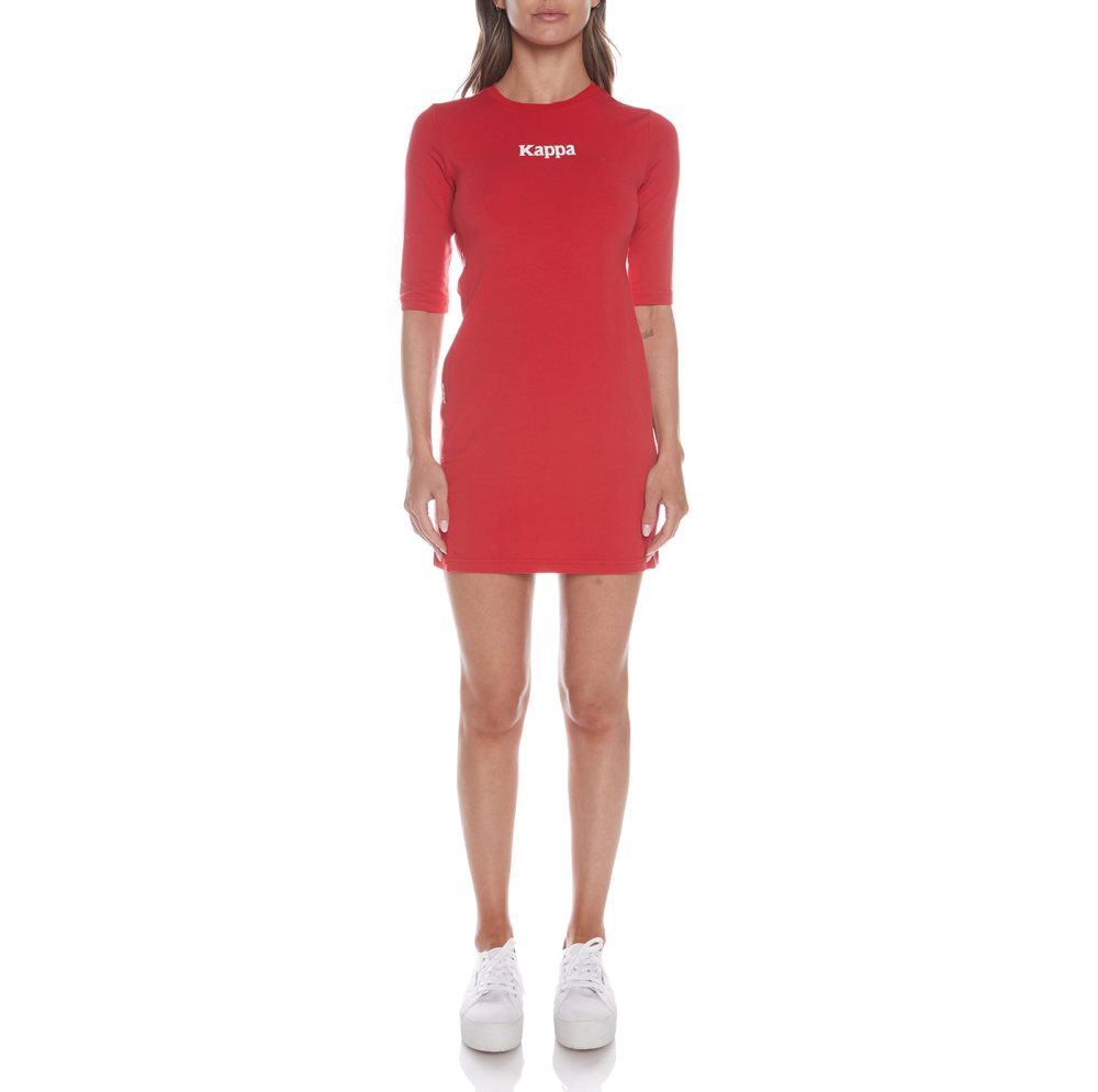Kappa Authentic Vublao Dress Red | LY5432819