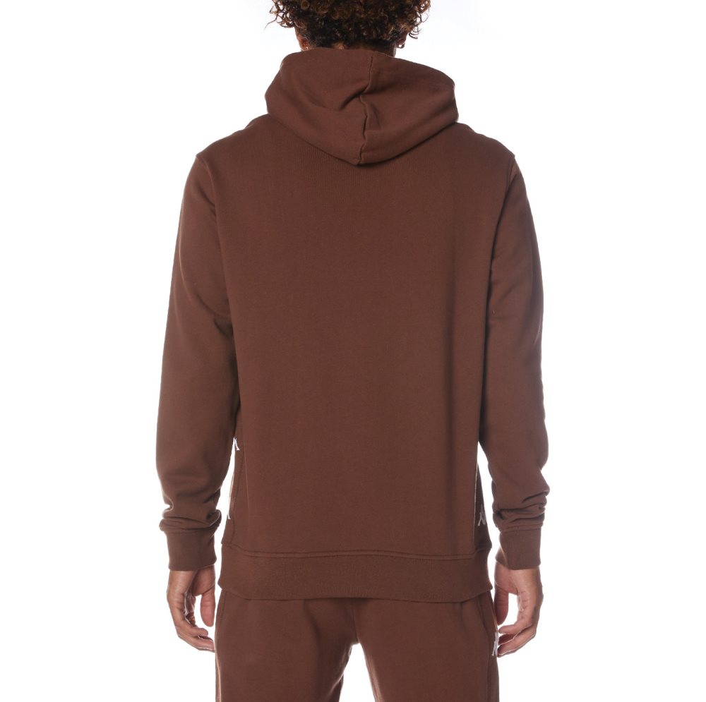 Kappa Authentic Vulgund Hoodie Brown | VW8159736