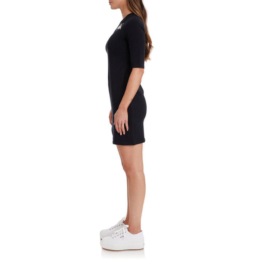 Kappa Authentic Wloclawek Dress Black | AJ6037254