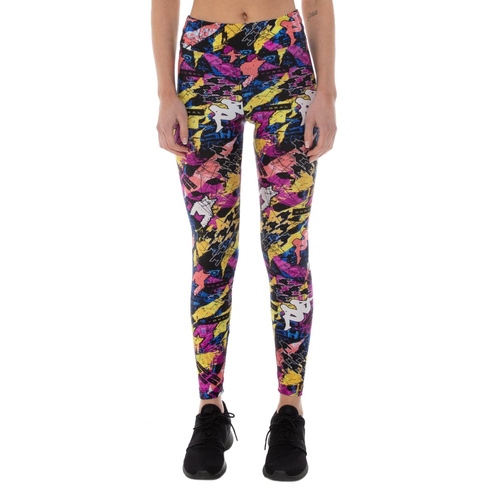 Kappa Koral Lustrous High Rise Infinity Leggings Multicolor | AN4731826
