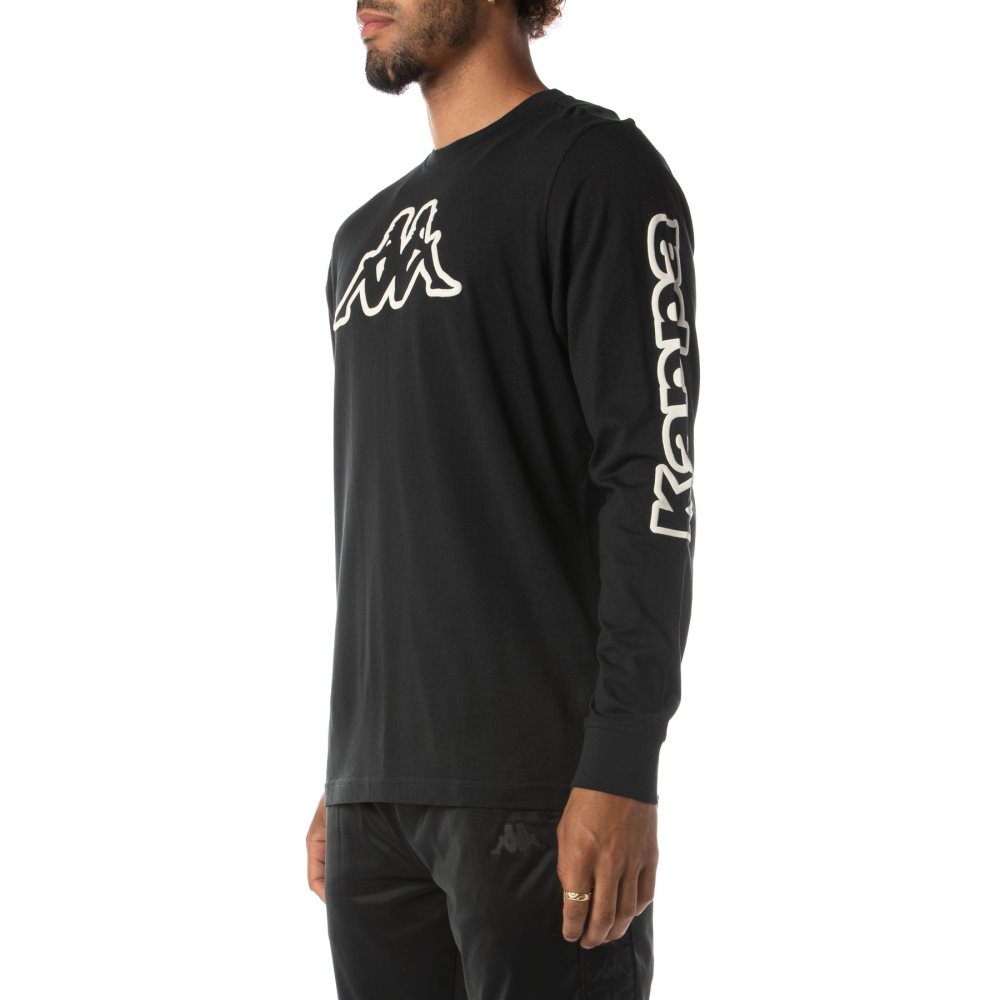 Kappa Logo Aby T Shirts Black | AT7804653