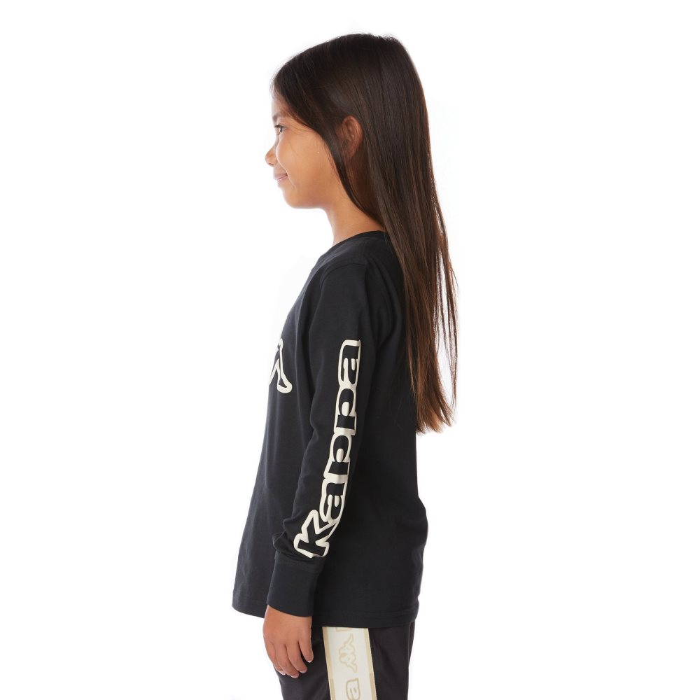 Kappa Logo Aby T Shirts Black | AX2317894