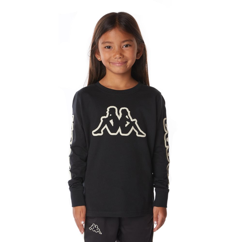 Kappa Logo Aby T Shirts Black | AX2317894