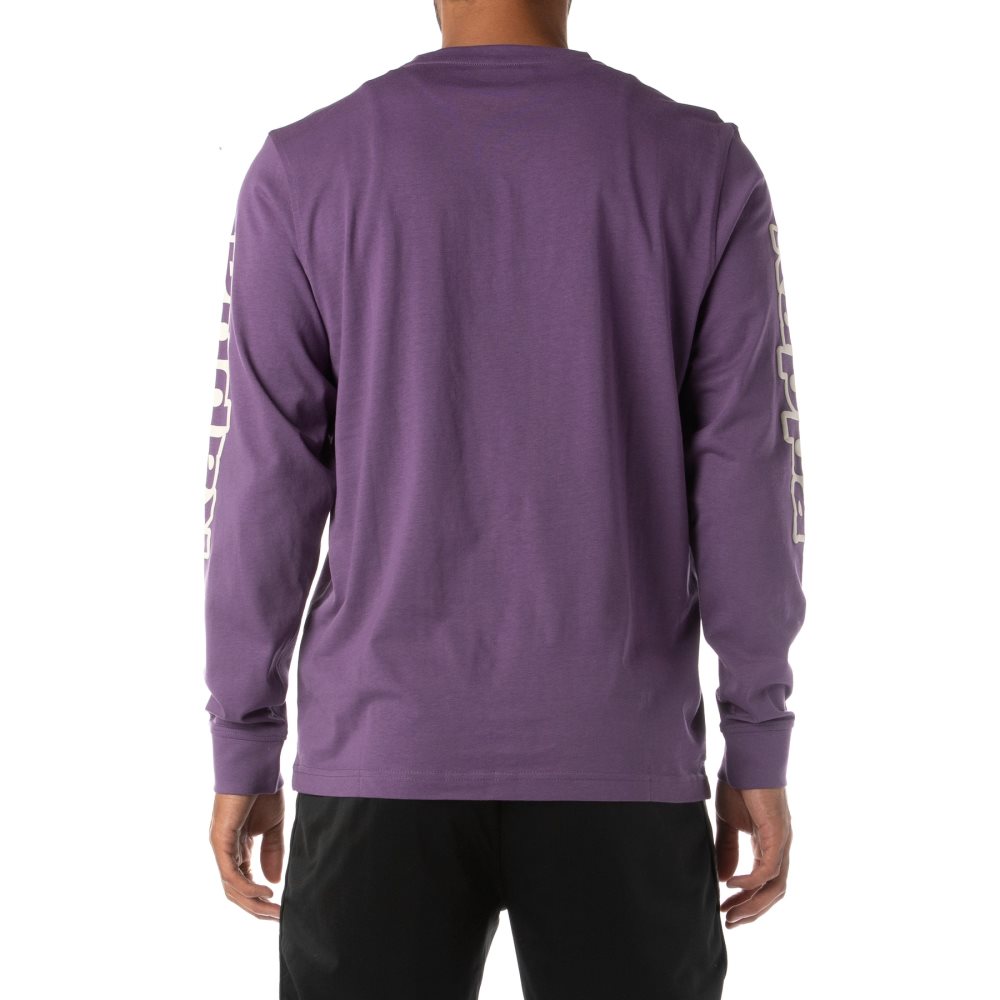 Kappa Logo Aby T Shirts Purple | RE5673182