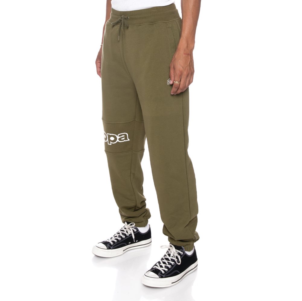 Kappa Logo Arctplus Sweatpants Olive Green | JM3092685
