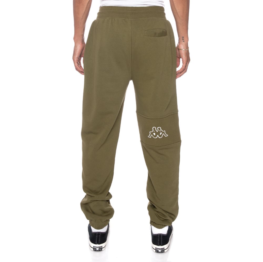 Kappa Logo Arctplus Sweatpants Olive Green | JM3092685
