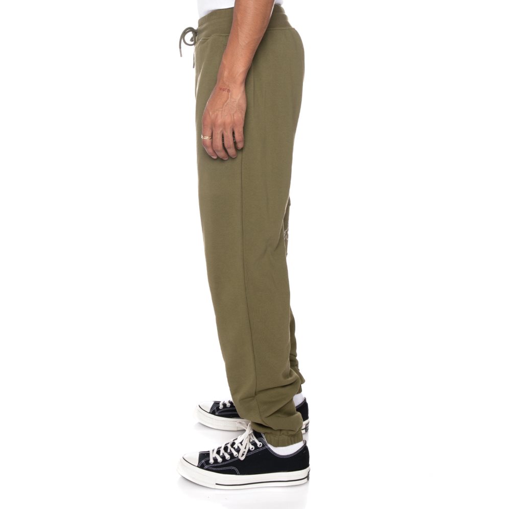 Kappa Logo Arctplus Sweatpants Olive Green | JM3092685