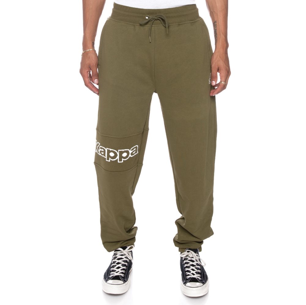 Kappa Logo Arctplus Sweatpants Olive Green | JM3092685