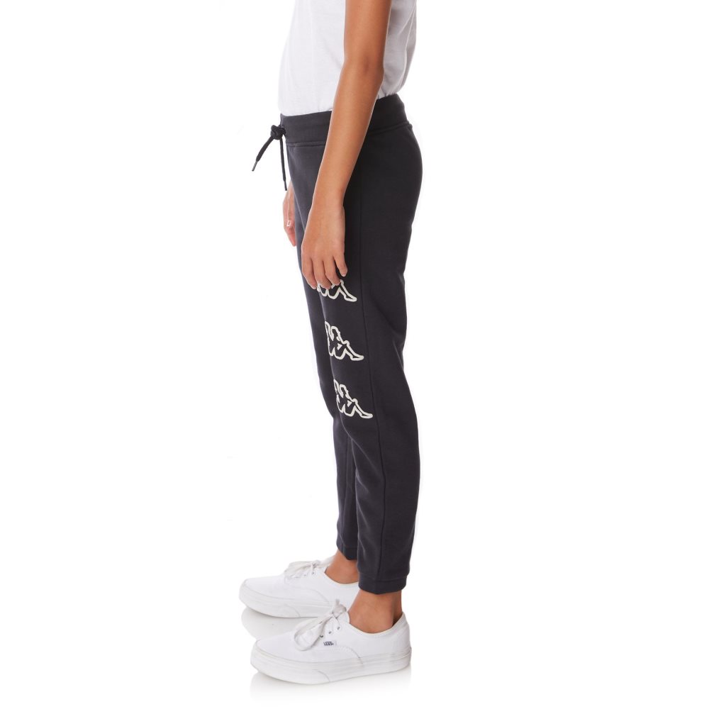 Kappa Logo Arsyx Sweatpants Black | MD2970356