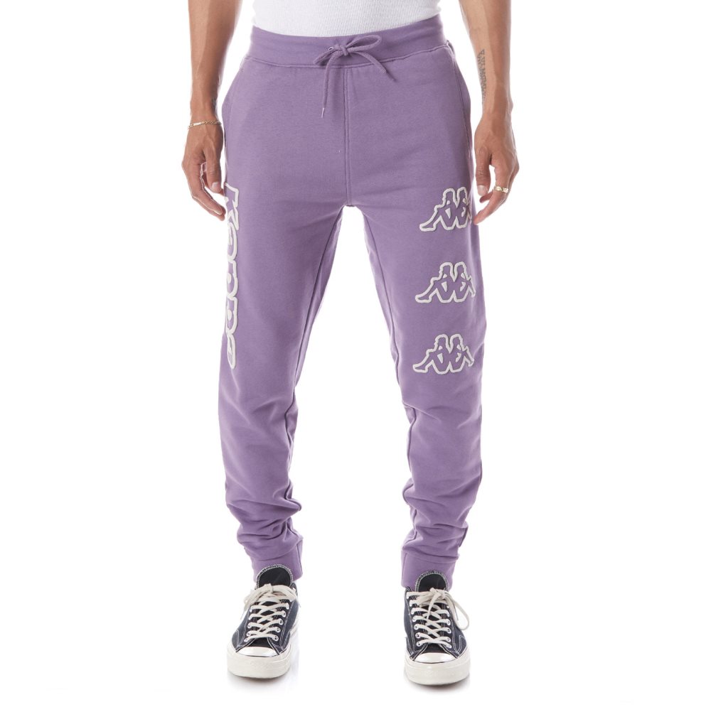 Kappa Logo Arsyx Sweatpants Purple | NY9438215