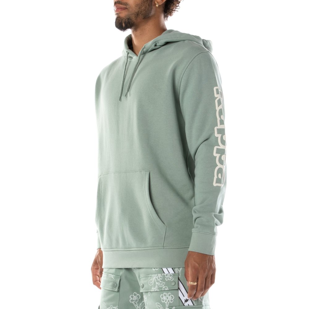 Kappa Logo Avo Hoodie Olive | VT5923071