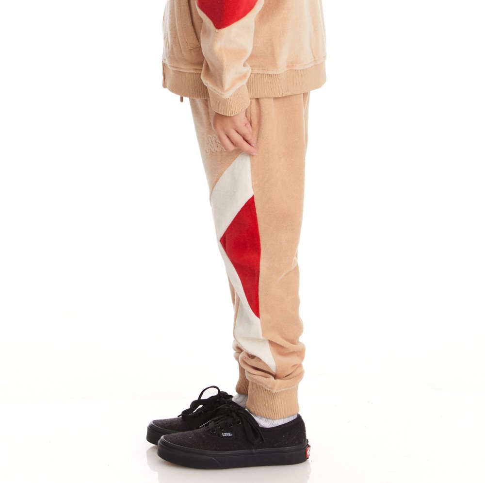 Kappa Logo Ayo Sweatpants Beige | SX6247953