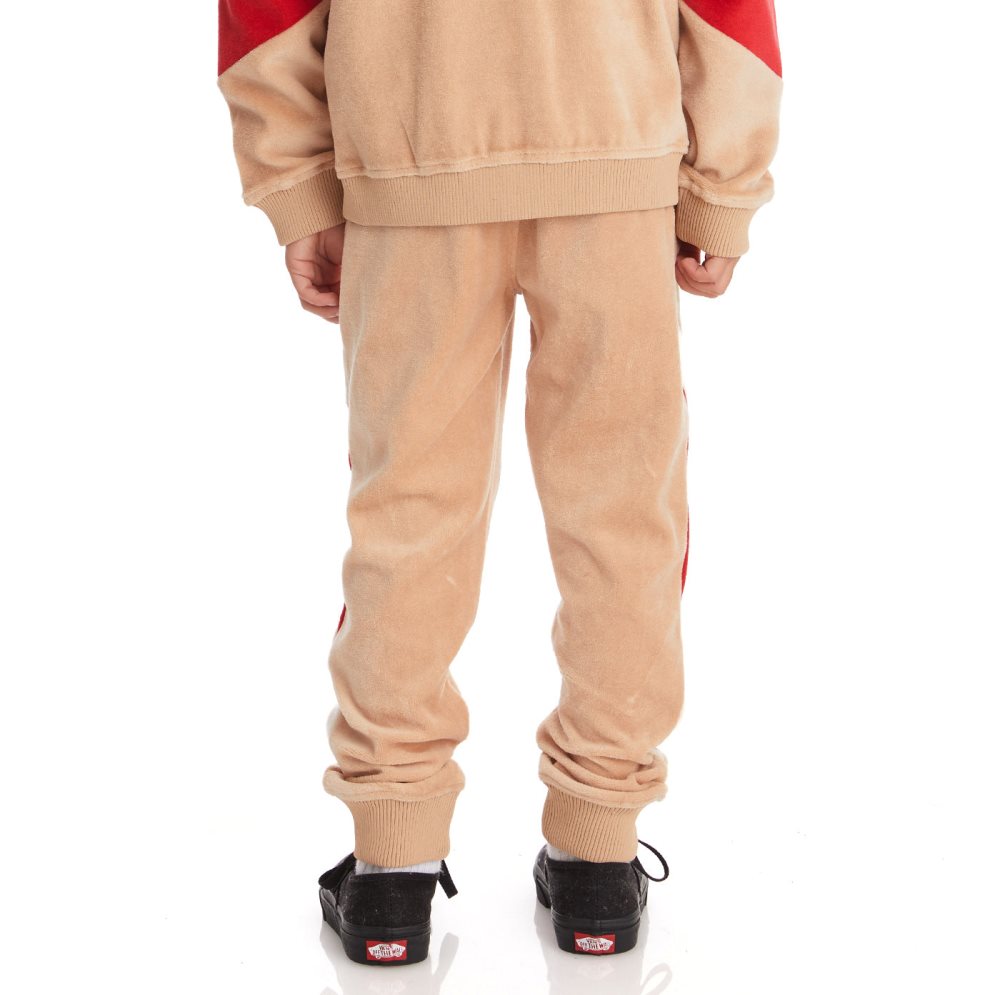 Kappa Logo Ayo Sweatpants Beige | SX6247953