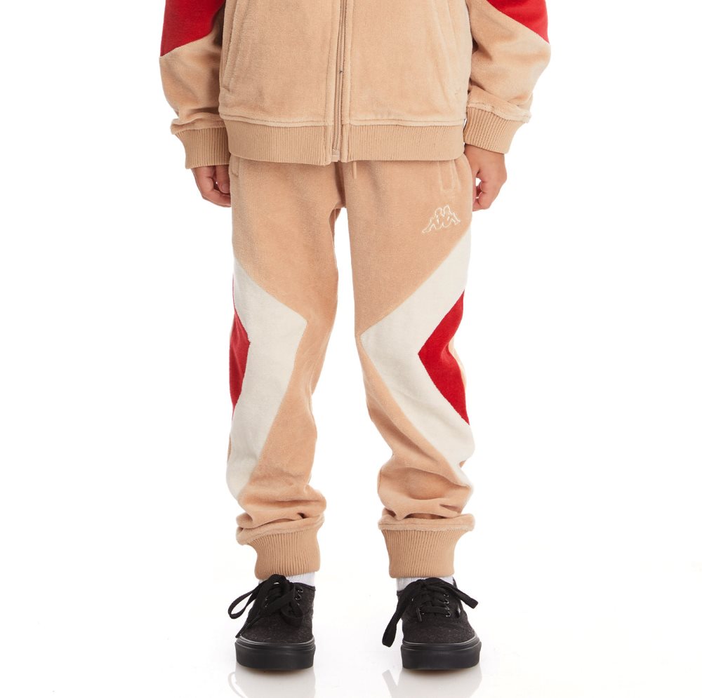 Kappa Logo Ayo Sweatpants Beige | SX6247953