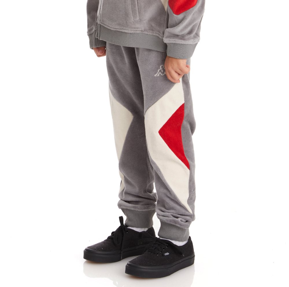 Kappa Logo Ayo Sweatpants Grey | VD4978206