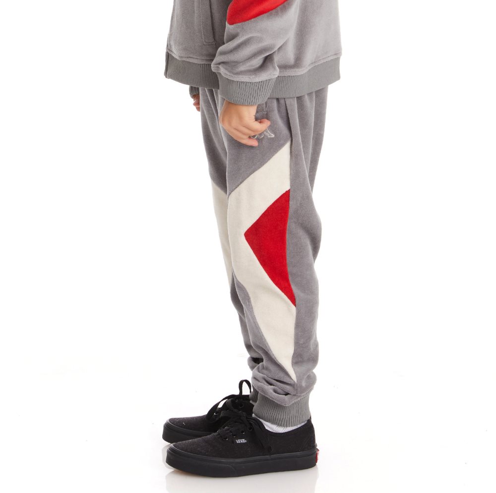 Kappa Logo Ayo Sweatpants Grey | VD4978206