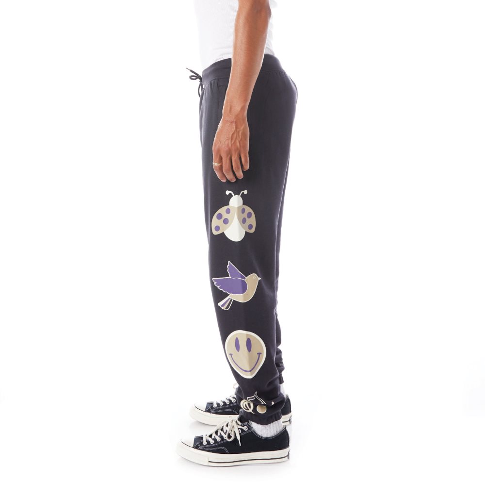 Kappa Logo Barillas Sweatpants Black | UQ2584601