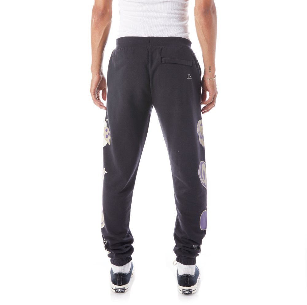 Kappa Logo Barillas Sweatpants Black | UQ2584601