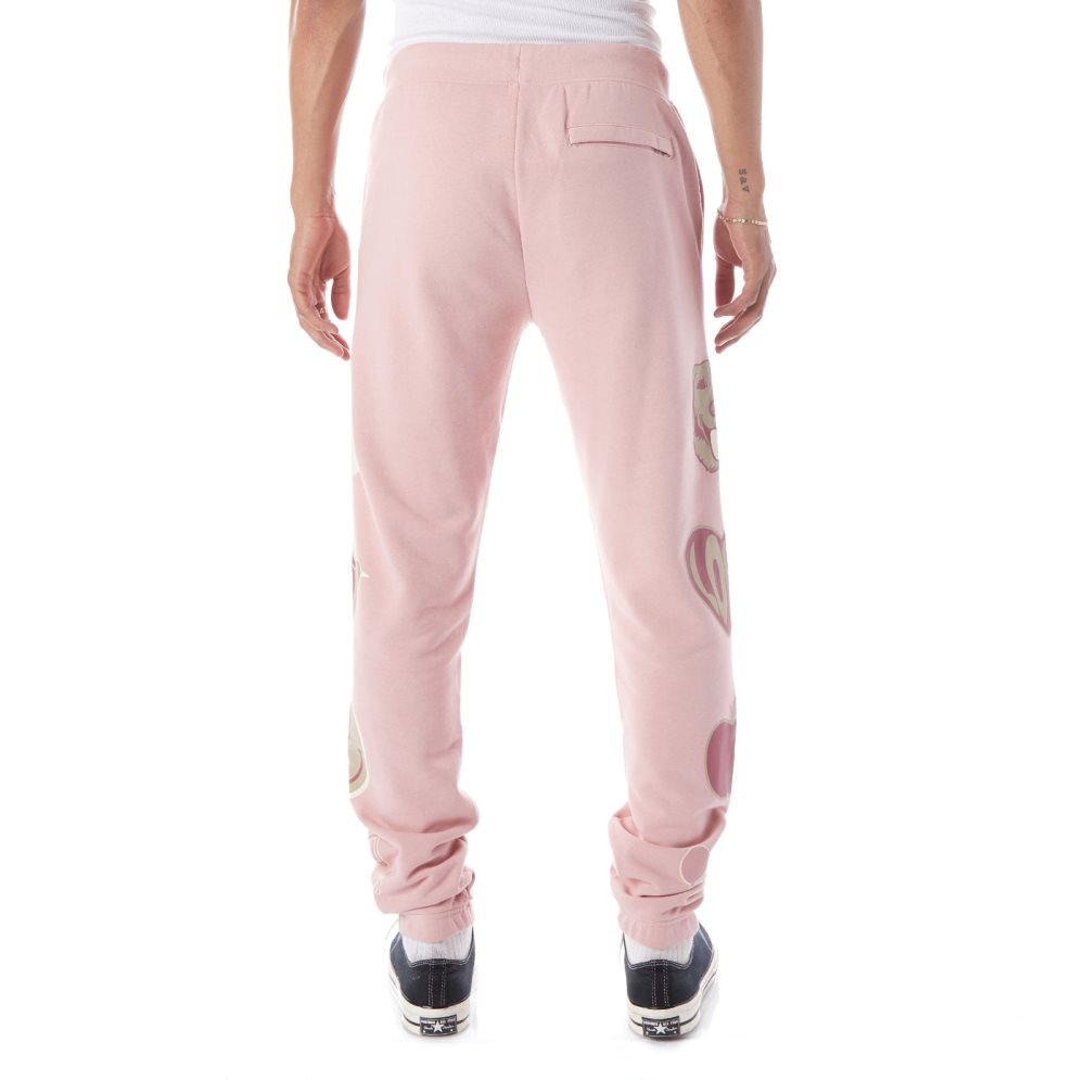 Kappa Logo Barillas Sweatpants Light Pink | KG4698271
