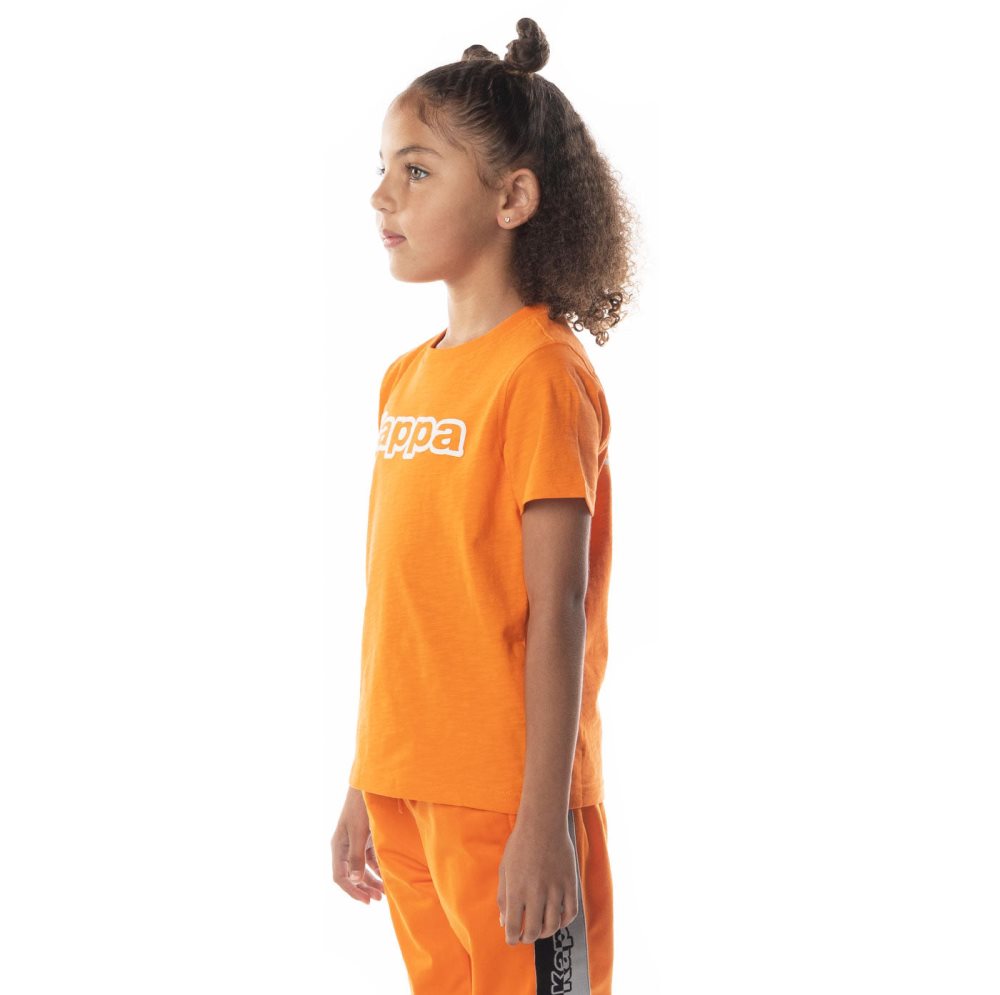 Kappa Logo Cabal T Shirts Orange | EC5967230