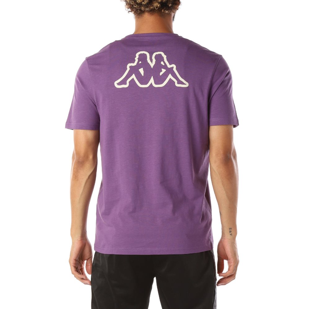 Kappa Logo Cabal T Shirts Purple | FW7143285