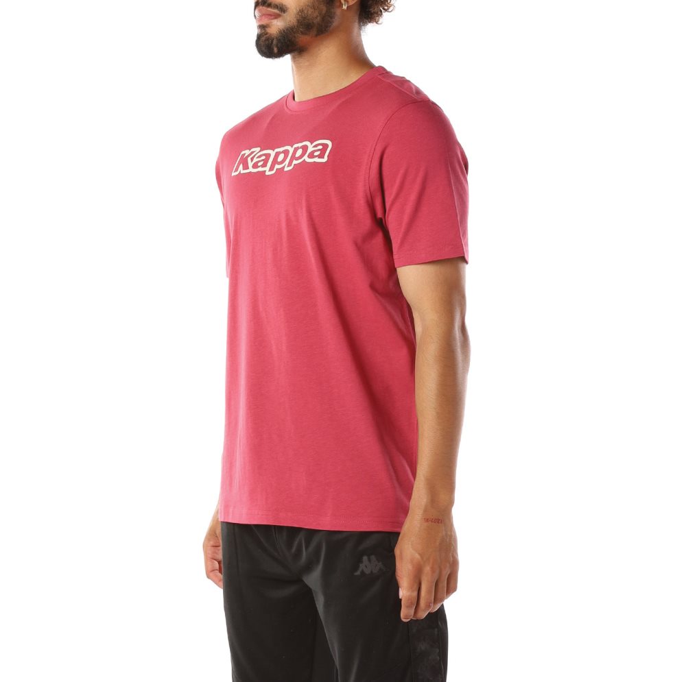 Kappa Logo Cabal T Shirts Red | EQ4910263