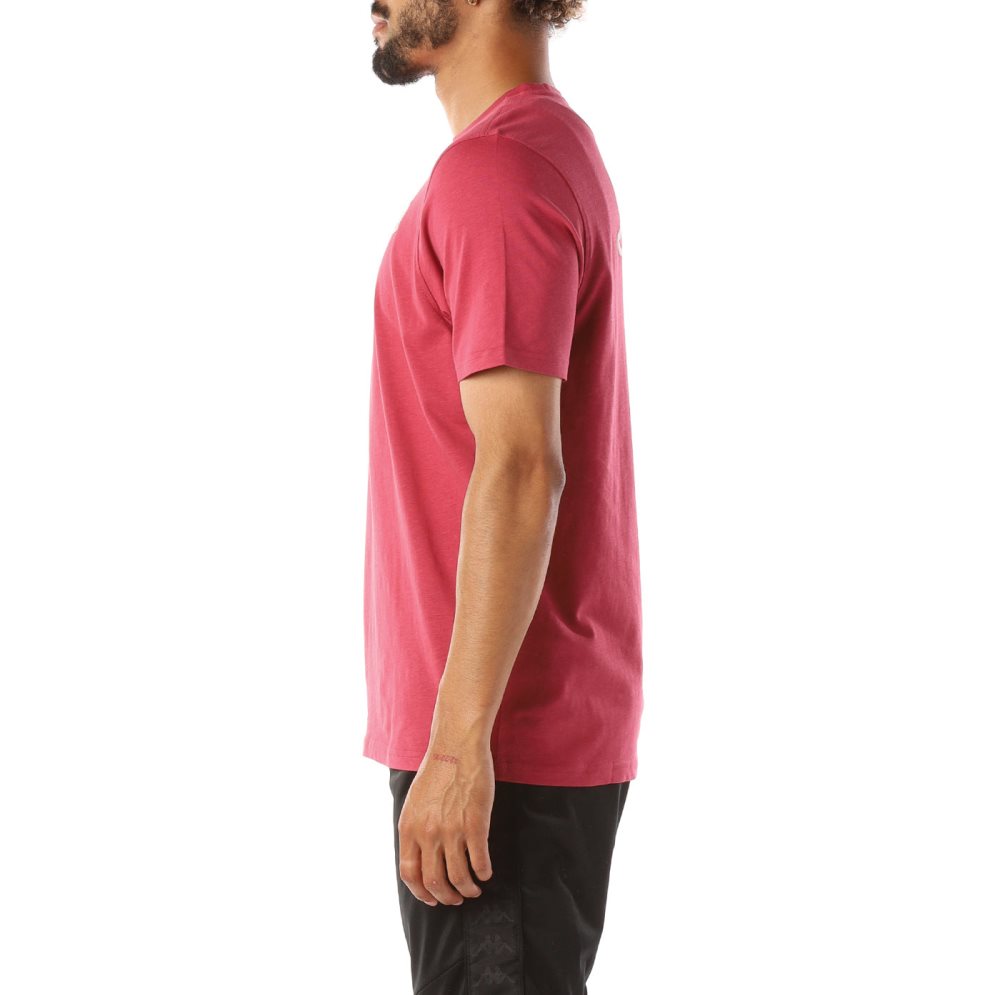 Kappa Logo Cabal T Shirts Red | EQ4910263