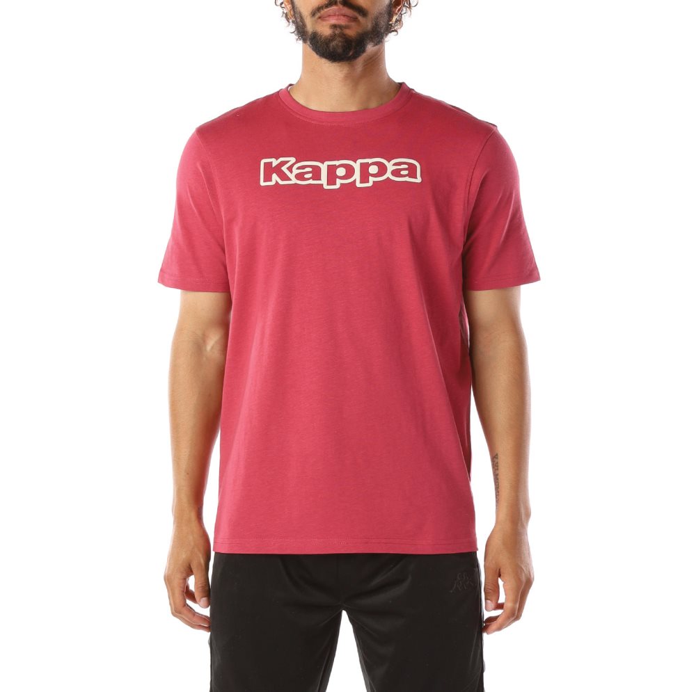 Kappa Logo Cabal T Shirts Red | EQ4910263