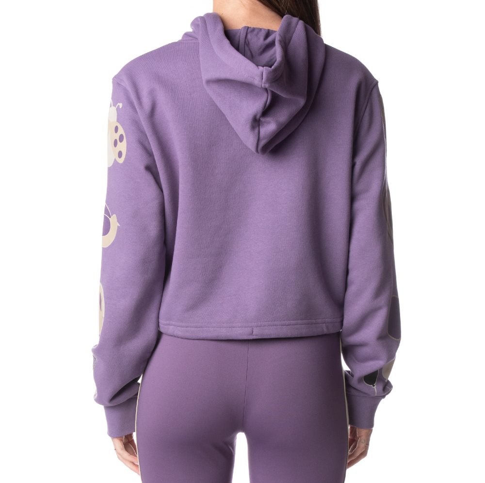 Kappa Logo Ceci Hoodie Purple | JM4896153