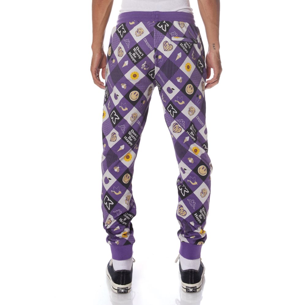 Kappa Logo Edmar Sweatpants Purple | QR2954637