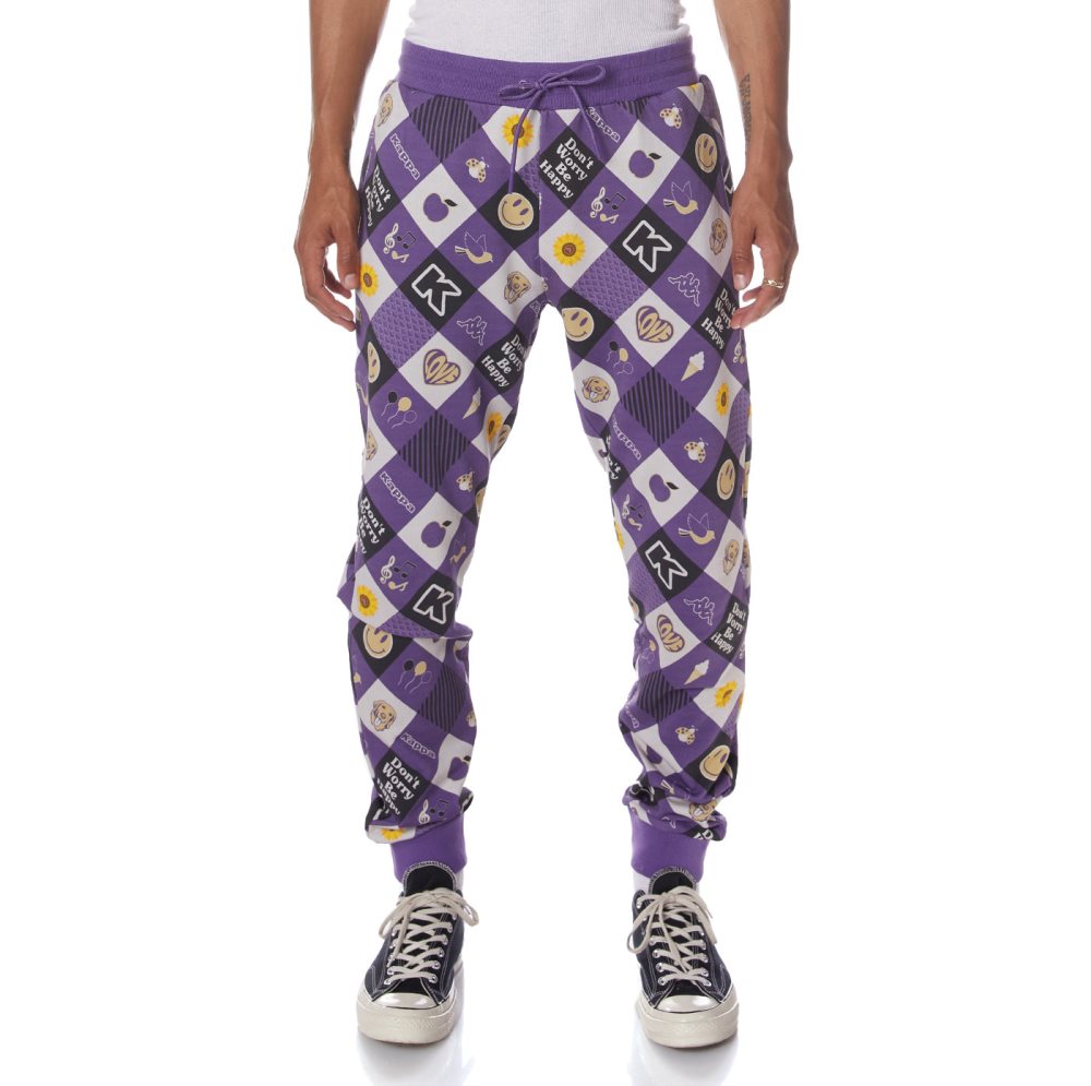 Kappa Logo Edmar Sweatpants Purple | QR2954637