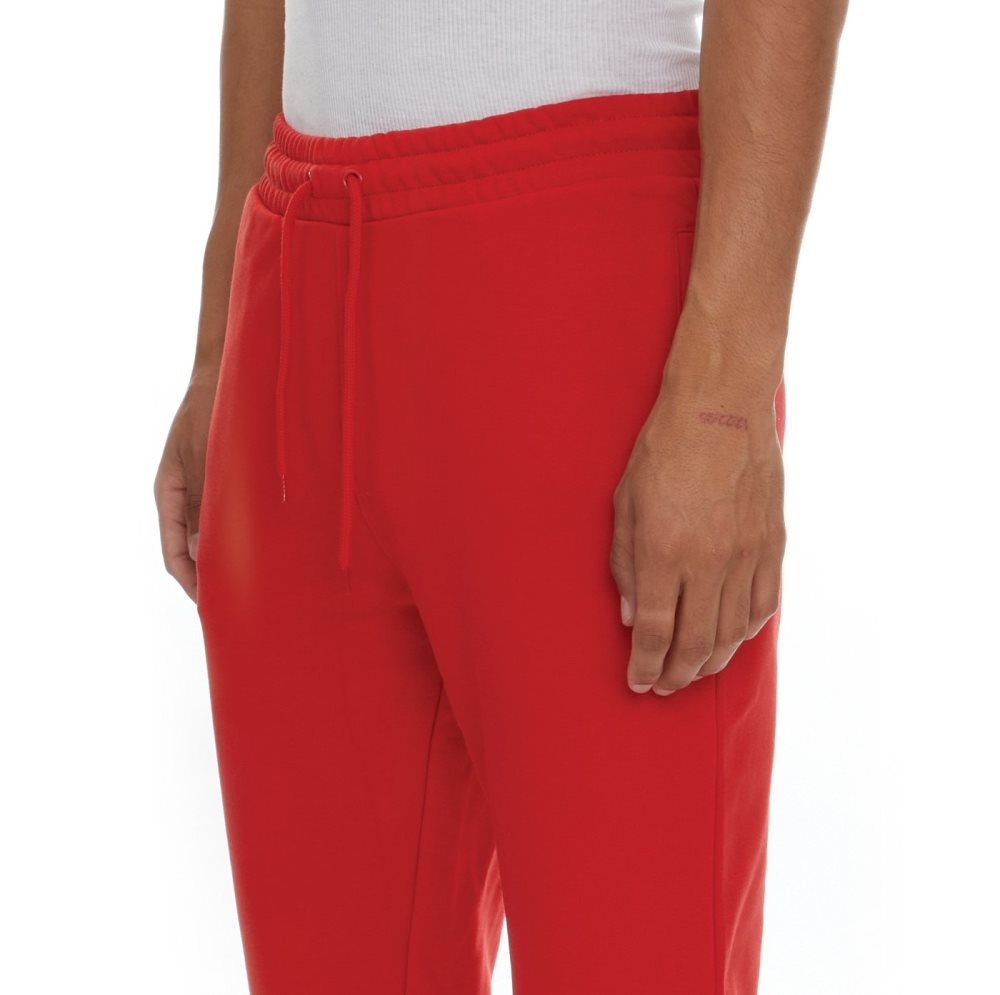 Kappa Logo Fleece Zanok Sweatpants Red Coral | XZ3712685