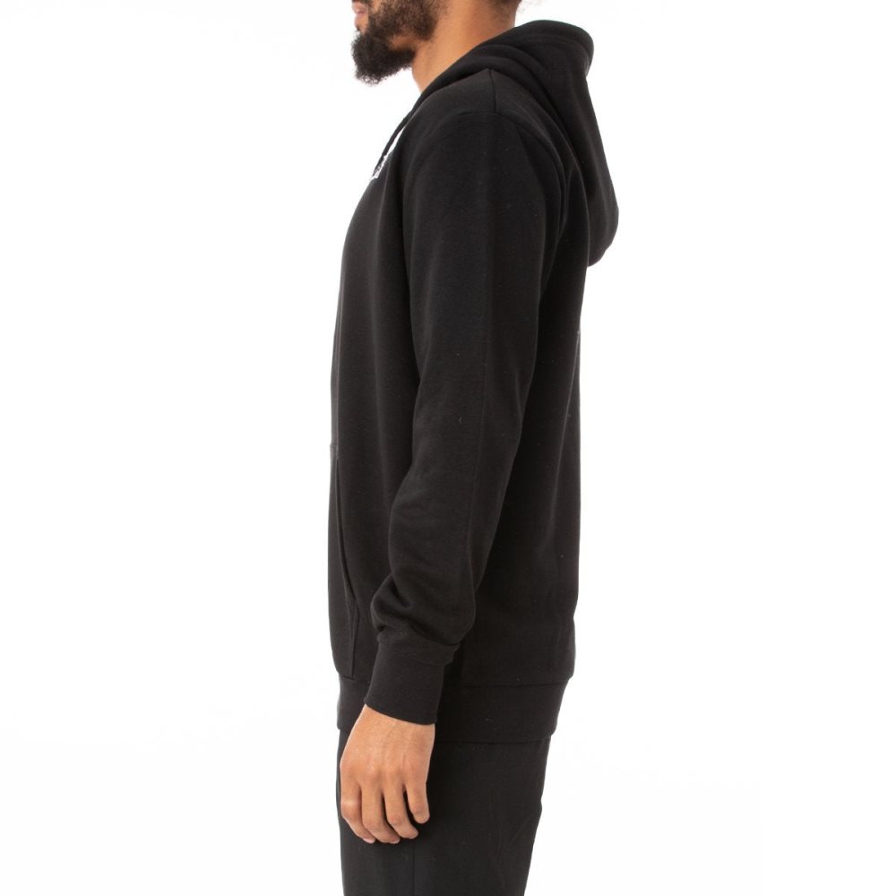 Kappa Logo Jackok Full Zip Track Jackets Black | ET6852913