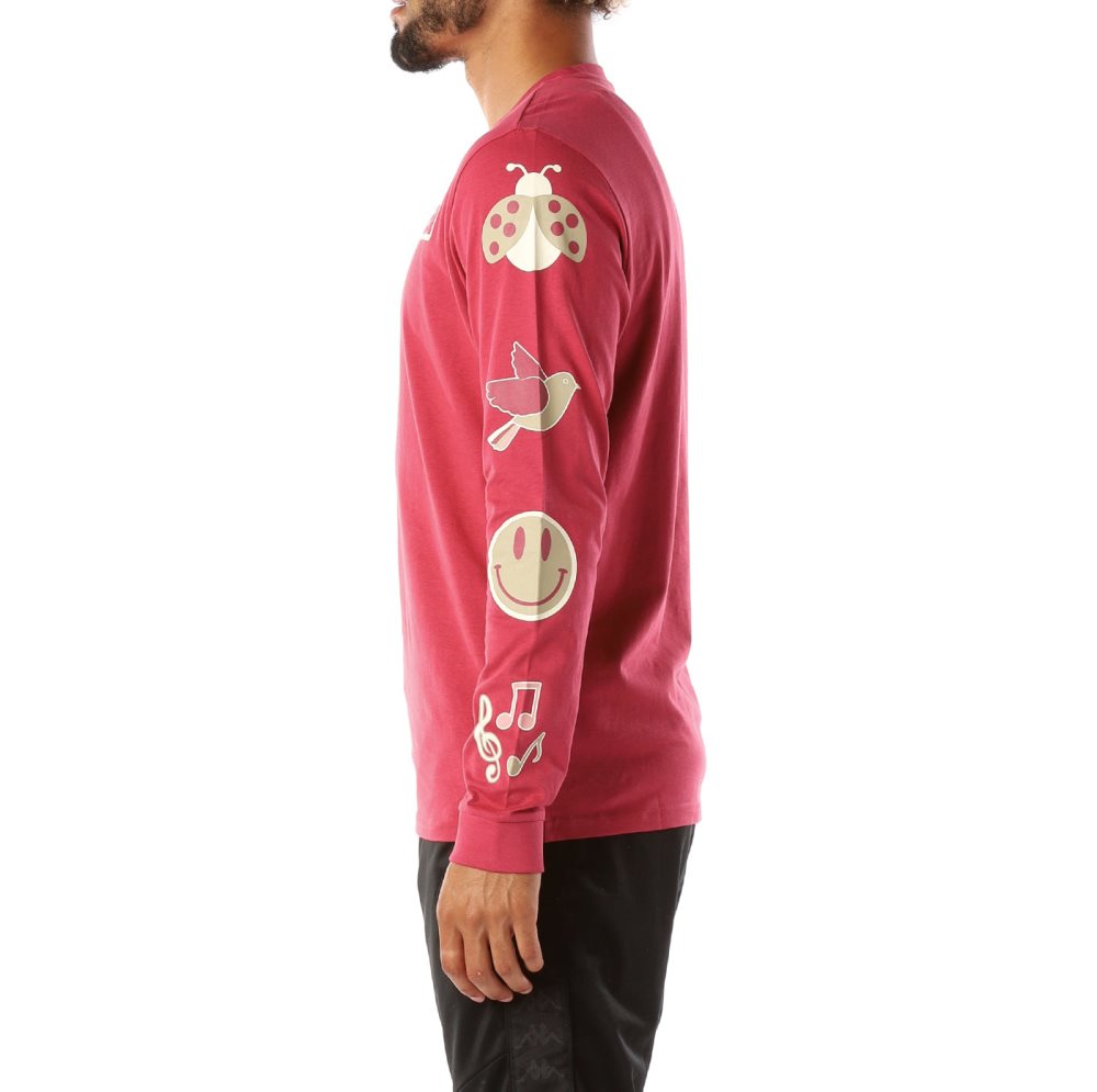 Kappa Logo Simbola T Shirts Red | MF3198460