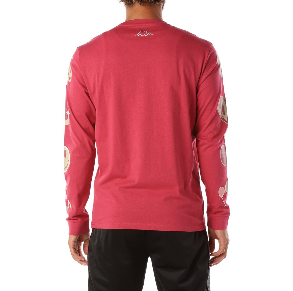 Kappa Logo Simbola T Shirts Red | MF3198460