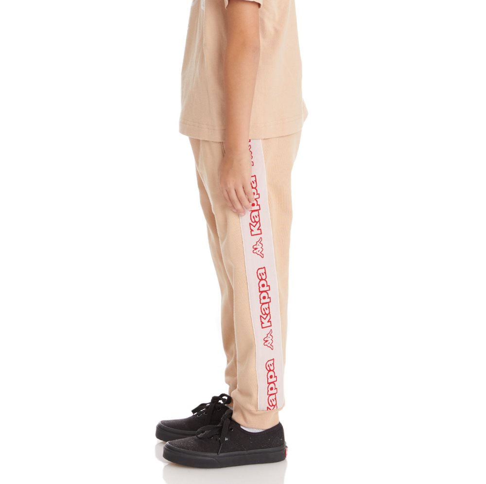Kappa Logo Tape Anira 2 Sweatpants Beige | UR7213546