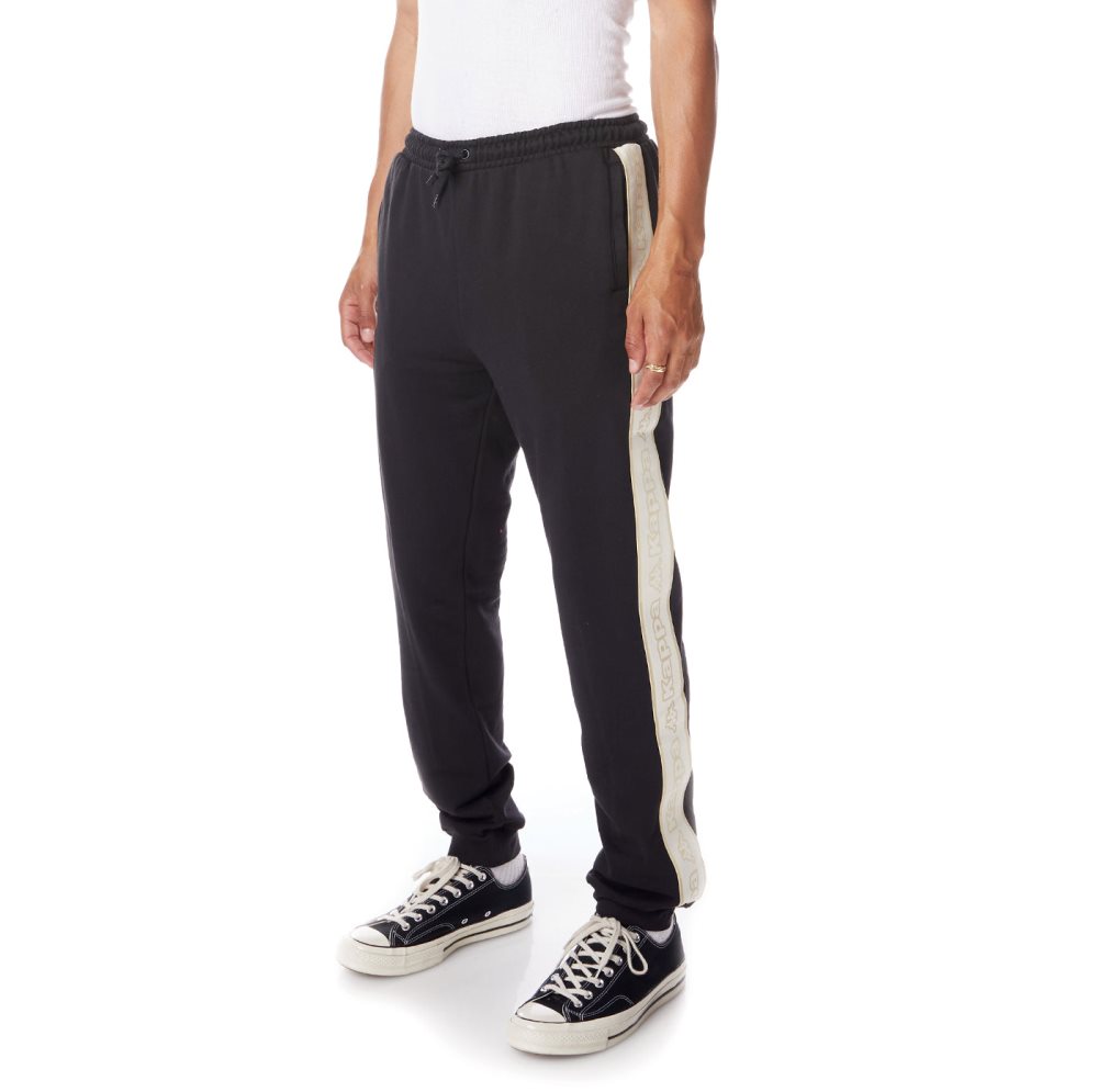 Kappa Logo Tape Anira 2 Sweatpants Black | ER6058724