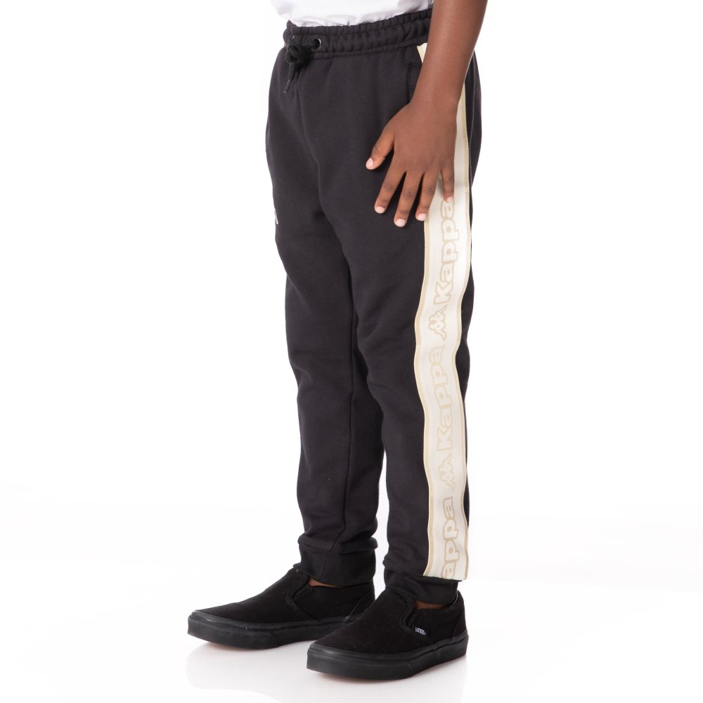 Kappa Logo Tape Anira 2 Sweatpants Black | KU7056923