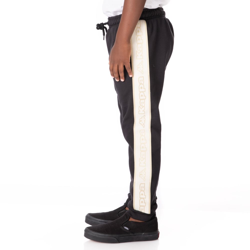 Kappa Logo Tape Anira 2 Sweatpants Black | KU7056923