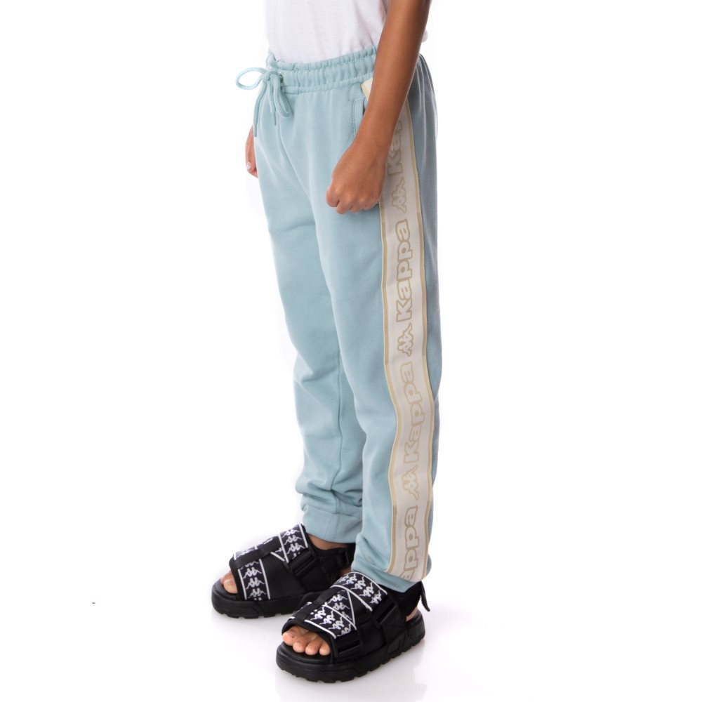 Kappa Logo Tape Anira 2 Sweatpants Light Blue | QV4517923