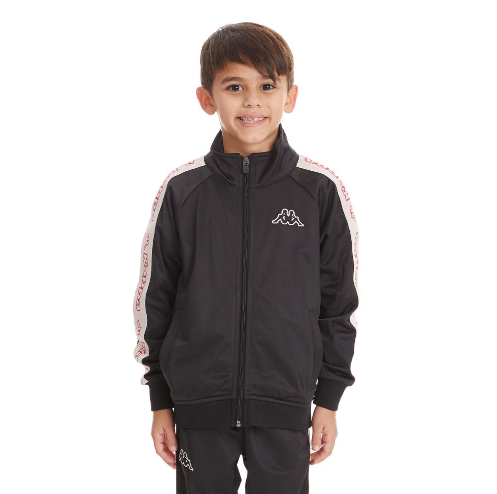 Kappa Logo Tape Artem 2 Track Jackets Black | KL8123946