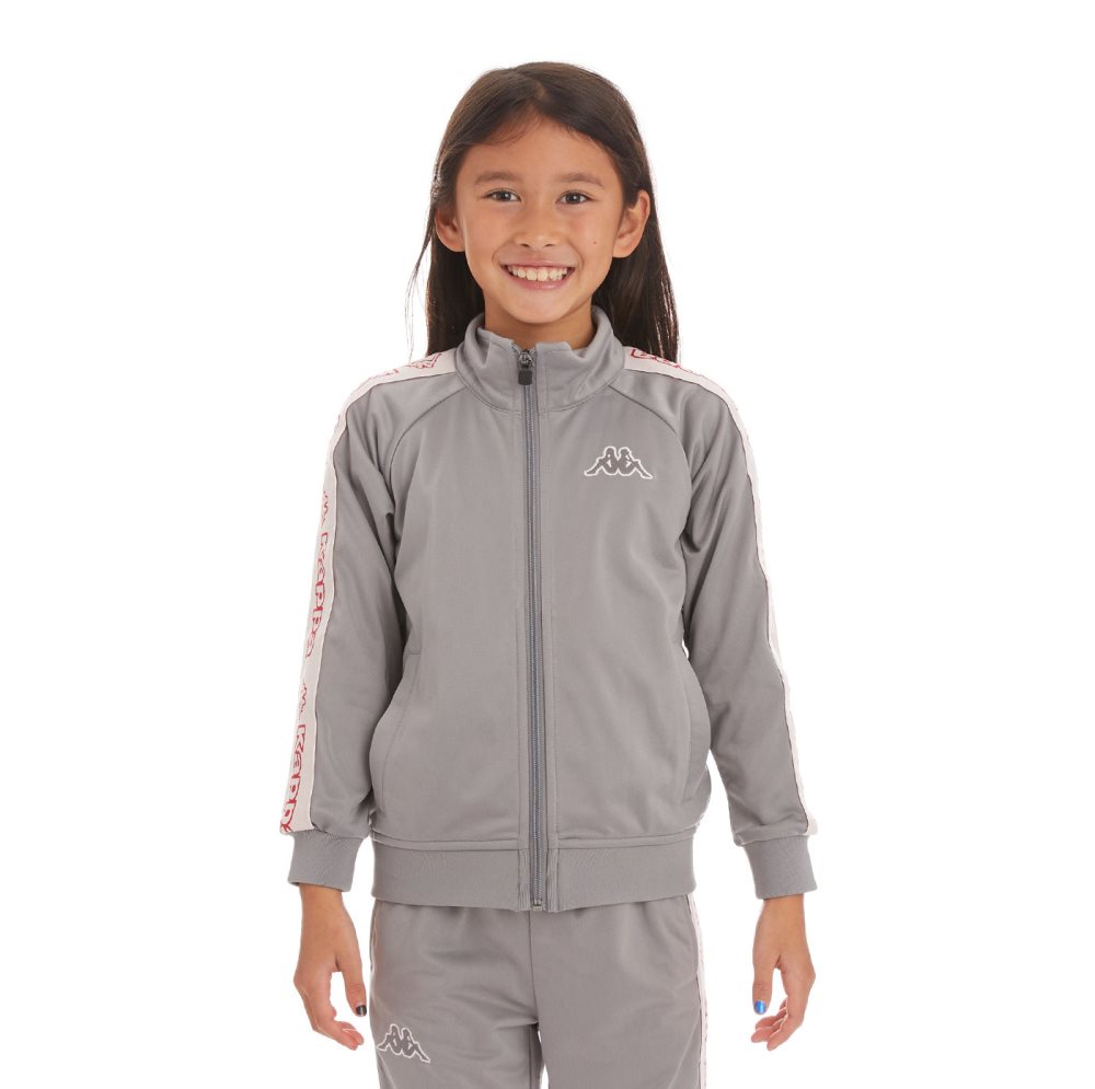 Kappa Logo Tape Artem 2 Track Jackets Grey | QD9836405
