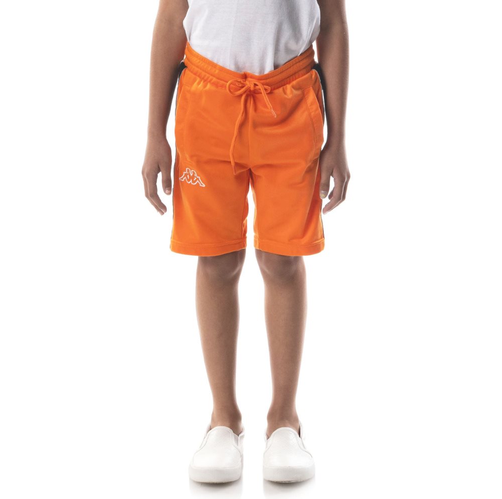 Kappa Logo Tape Daedi Shorts Orange | ME1590243