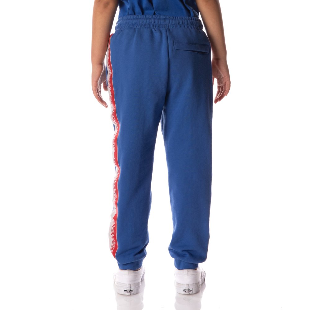 Kappa Logo Tape Danira Sweatpants Blue | ZG7302469