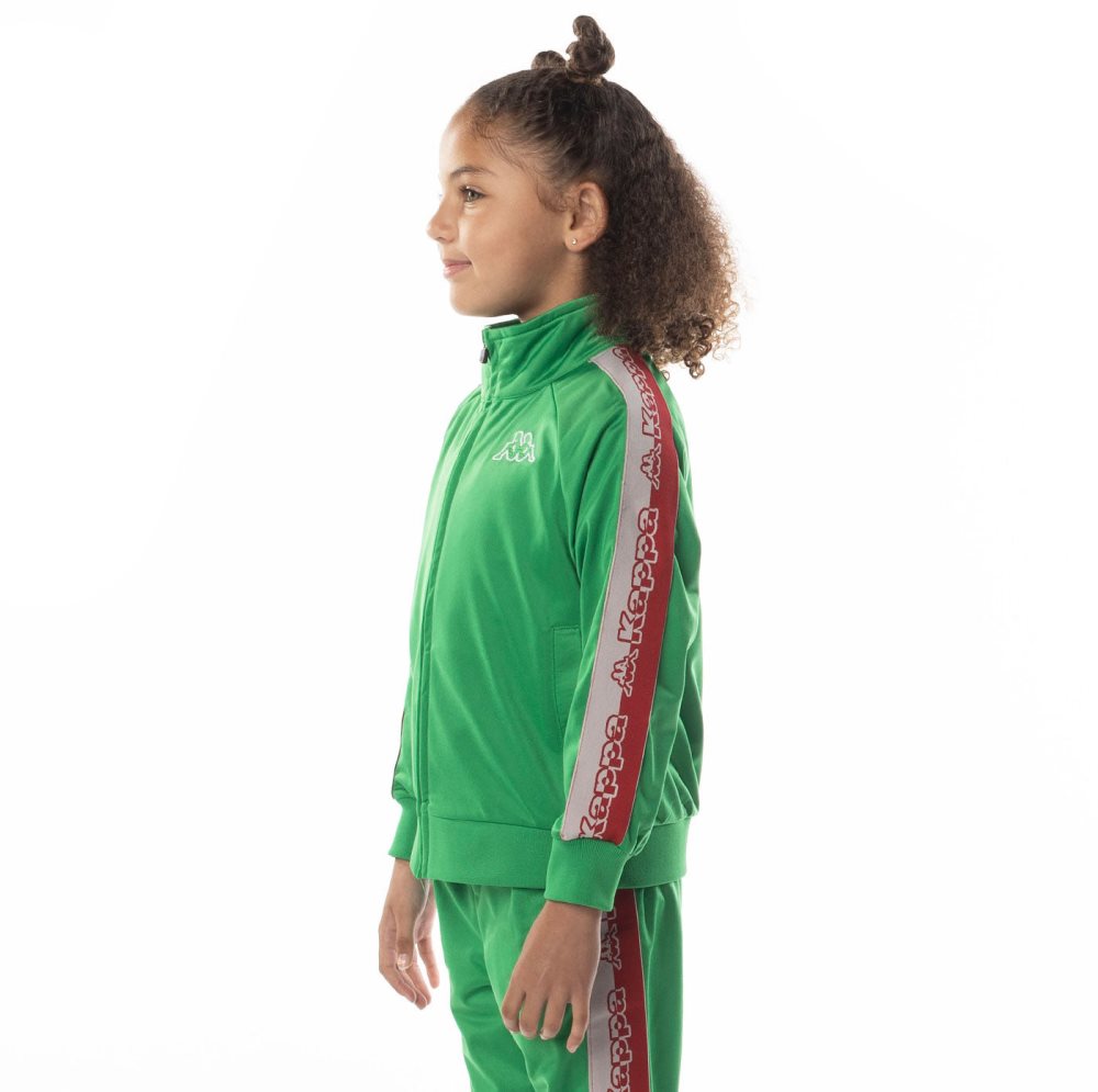 Kappa Logo Tape Dartem Track Jackets Green | BK4567892