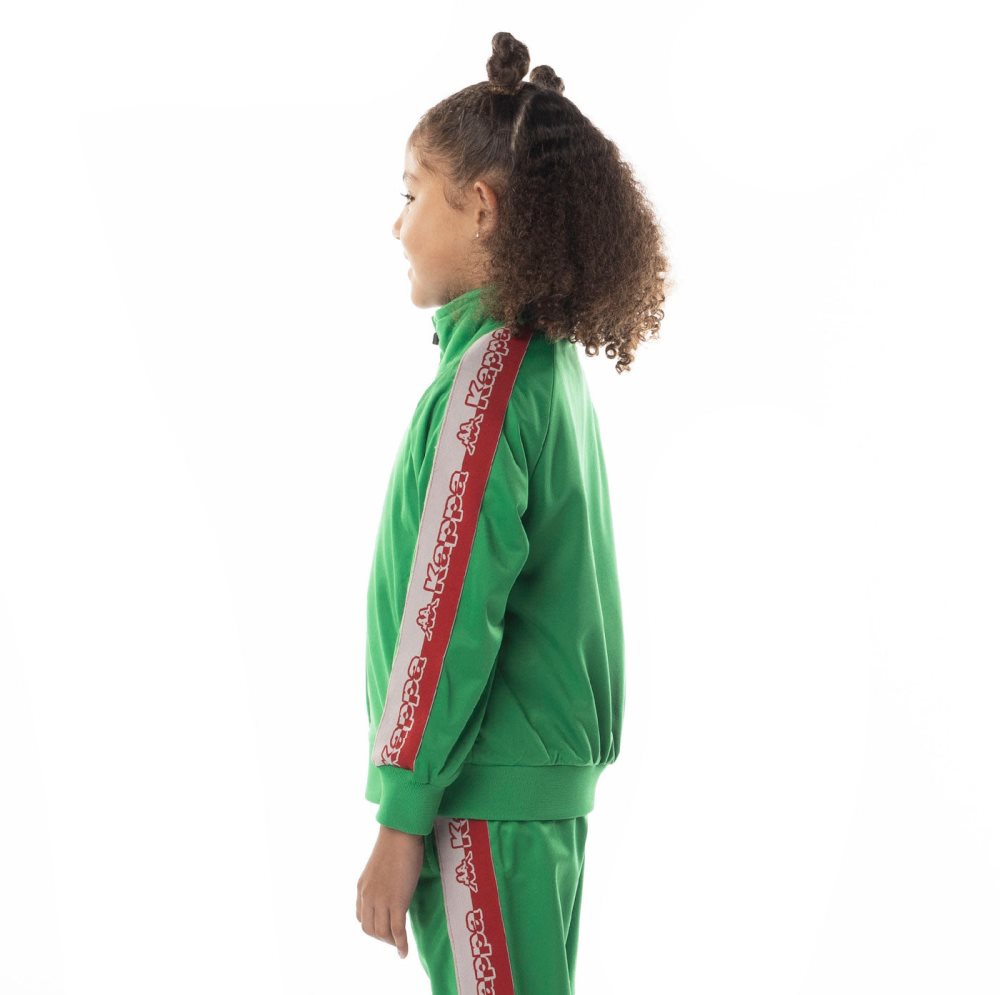 Kappa Logo Tape Dartem Track Jackets Green | BK4567892