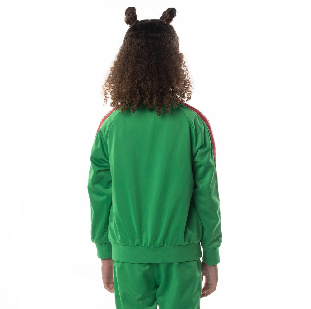 Kappa Logo Tape Dartem Track Jackets Green | BK4567892