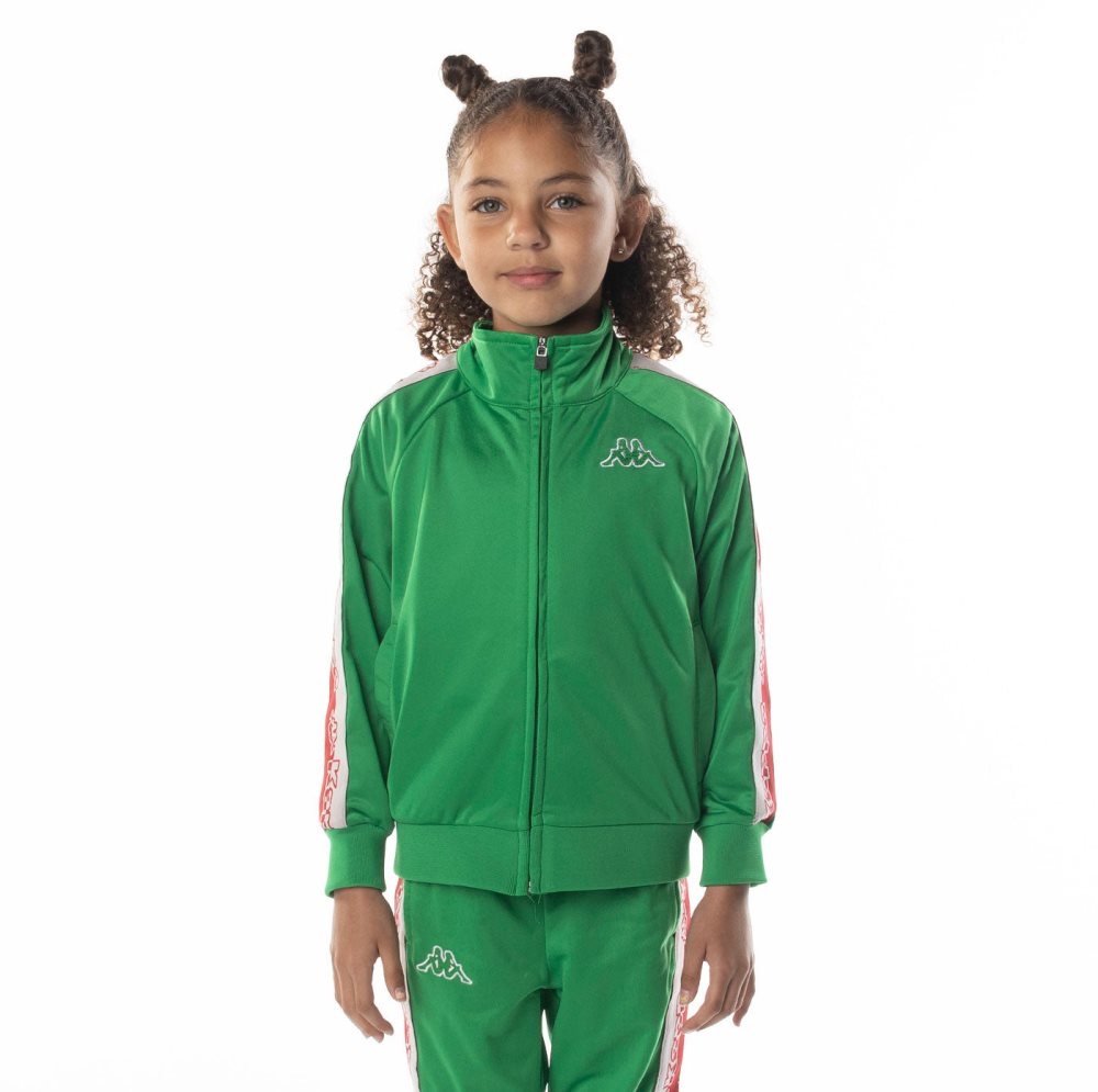 Kappa Logo Tape Dartem Track Jackets Green | BK4567892