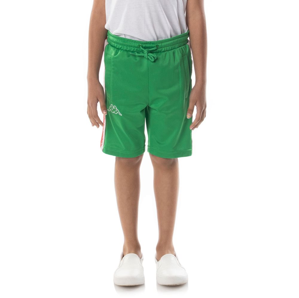 Kappa Logo Tape Dasved Shorts Green | LZ0879314