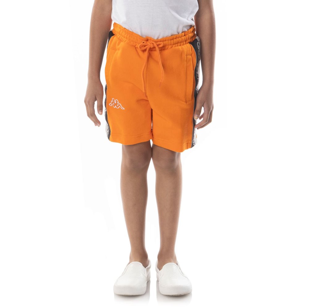 Kappa Logo Tape Dasved Shorts Orange | NK8207614